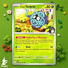 Erika's Tangela 7/217 Eroi Ascesi Pokemon TCG Card Erba Singola Trading Card