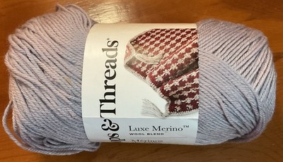 New Loops & Threads Luxe Merino Yarn Color Raindrops 3-Light 410 Yds 5.3 Oz
