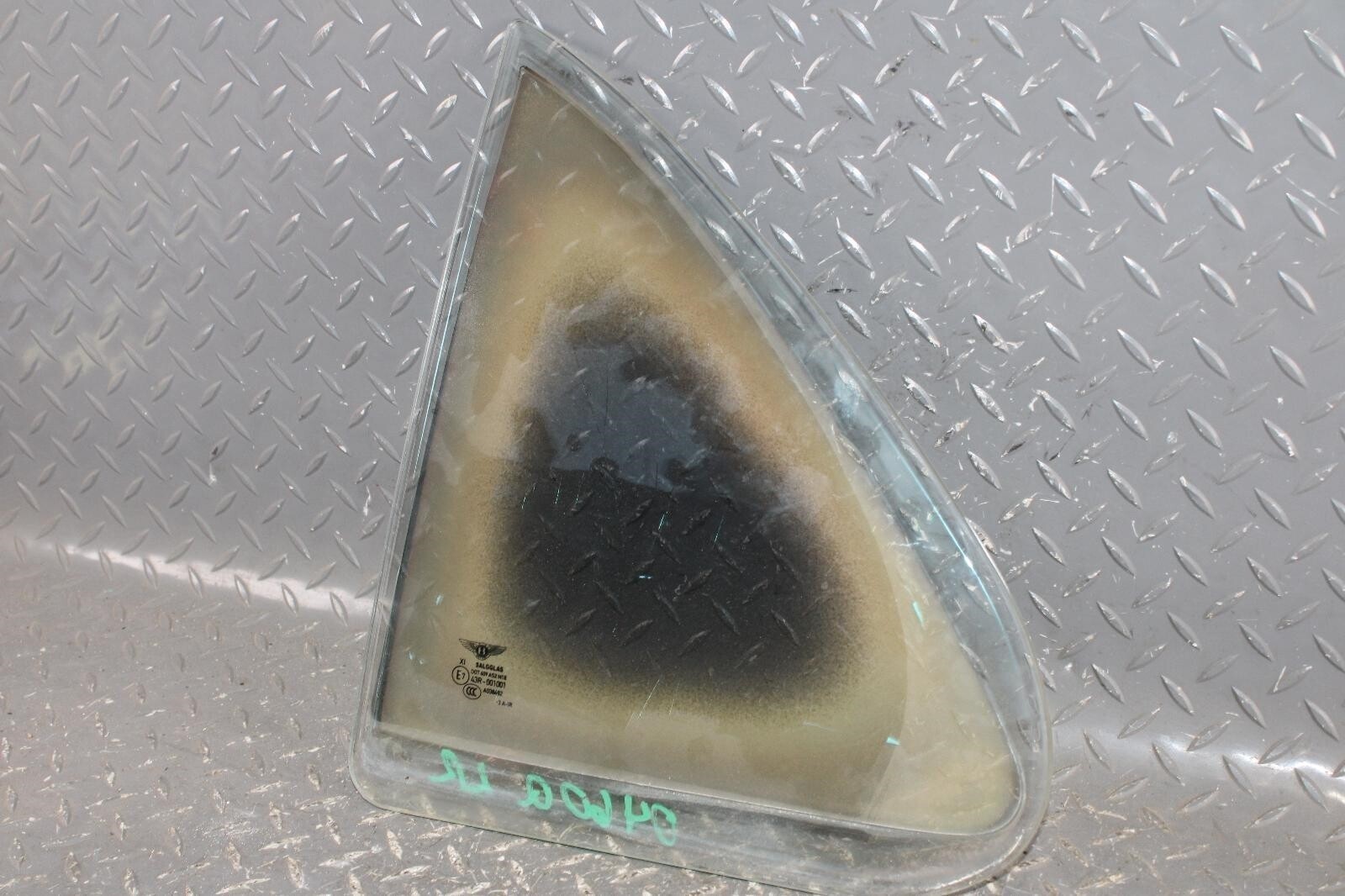 13-18 Flying Spur *DMG* Rear Driver Side Left LH LR Quarter Window Glass OEM WTY