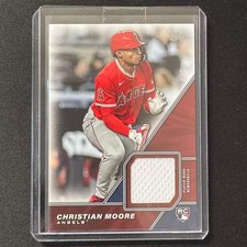 🔌IU 2026 TOPPS SERIES 1 BASEBALL MAJOR LEAGUE MATERIAL RELIC RC CHRISTIAN MOORE