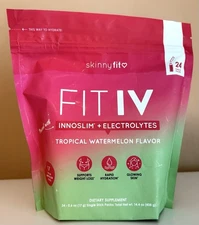 SKINNY FIT FIT IV INNOSLIM + ELECTROLYTES TROPICAL WATERMELON (24 PACKS) SEALED