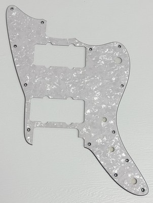 White Pearl Pickguard Scratch Plate For Fit Squier Affinity Jazzmaster Guitar