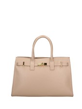 Damen Handtasche Leder Dollar weiß mit Reiß...