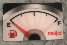 MEIJER GROCERY STORE / GAS STATION  gift card lenticular UNUSED