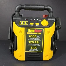 EverStart Maxx Jump Starter 700A 120 PSI 3.1A J5C09A Yellow/Black
