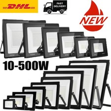 LED Fluter 10-500W Außen Strahler Garten Leuchte Scheinwerfer Baustrahler Lamp