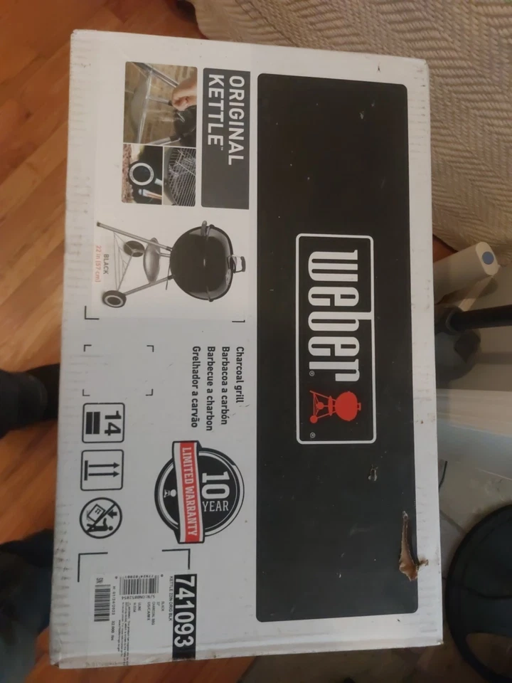 Nova grelha Weber não usada ainda na caixa. Pronto para enviar - Imagem 2 de 3