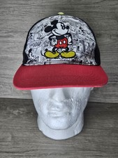 Disney Mickey Mouse Comic Strip Hat Adult SnapBack Pre-loved