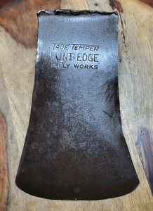Vintage True Temper Flint Edge Kelly Works Single Bit Axe Head 3 3/4 lb