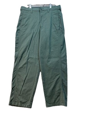 Lee Women s Fort Green Pants Ultra Lux Relaxed Fit Straight Legs Size 33x28 1/2