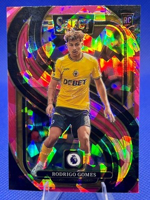 2024-25 Select Premiere League Soccer Rodrigo Gomes Pink Ice Mezzanine #127 RC