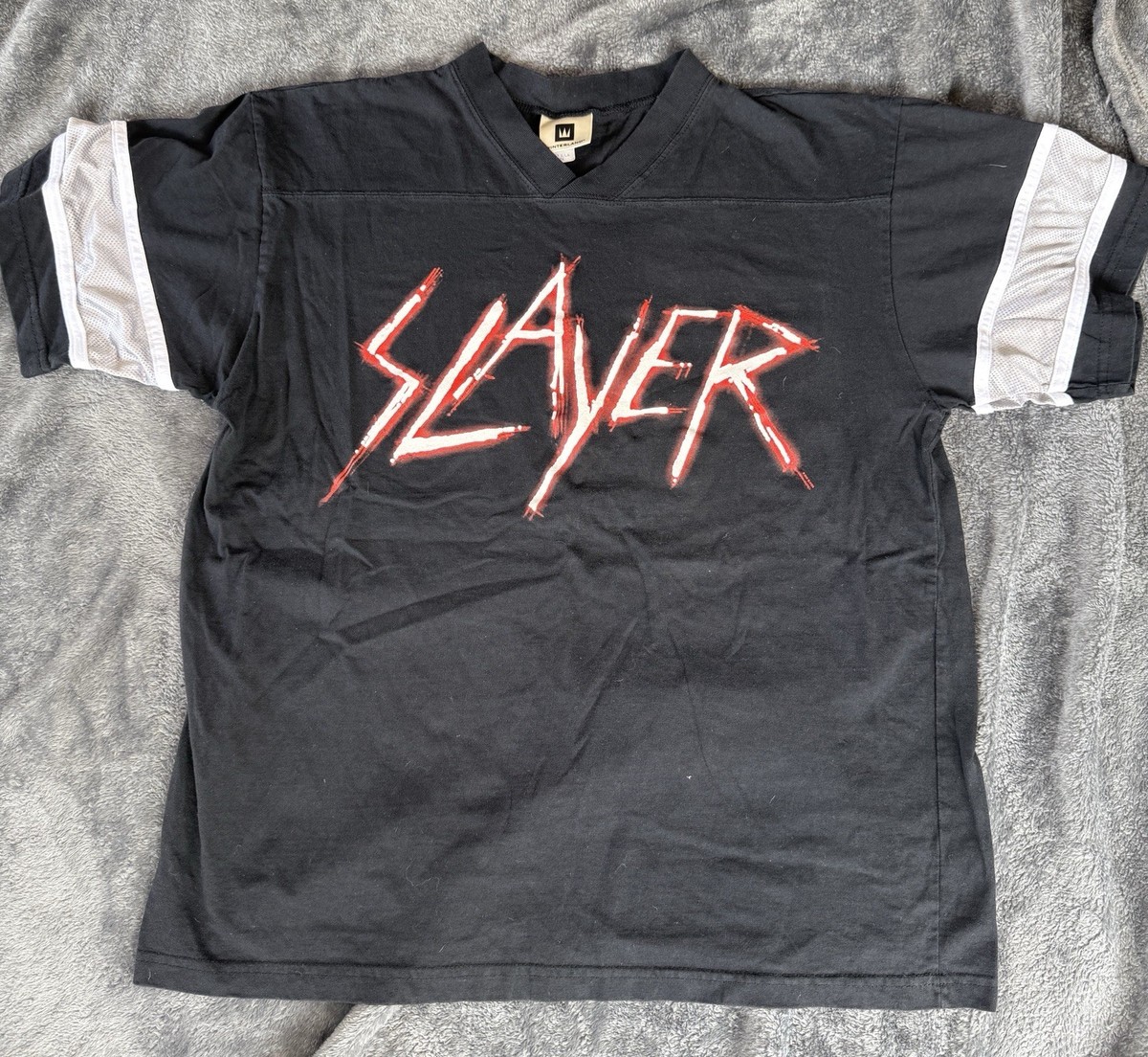 Vintage 2002 Official Slayer “Jersey Sleeve” Shirt XL. Never Worn