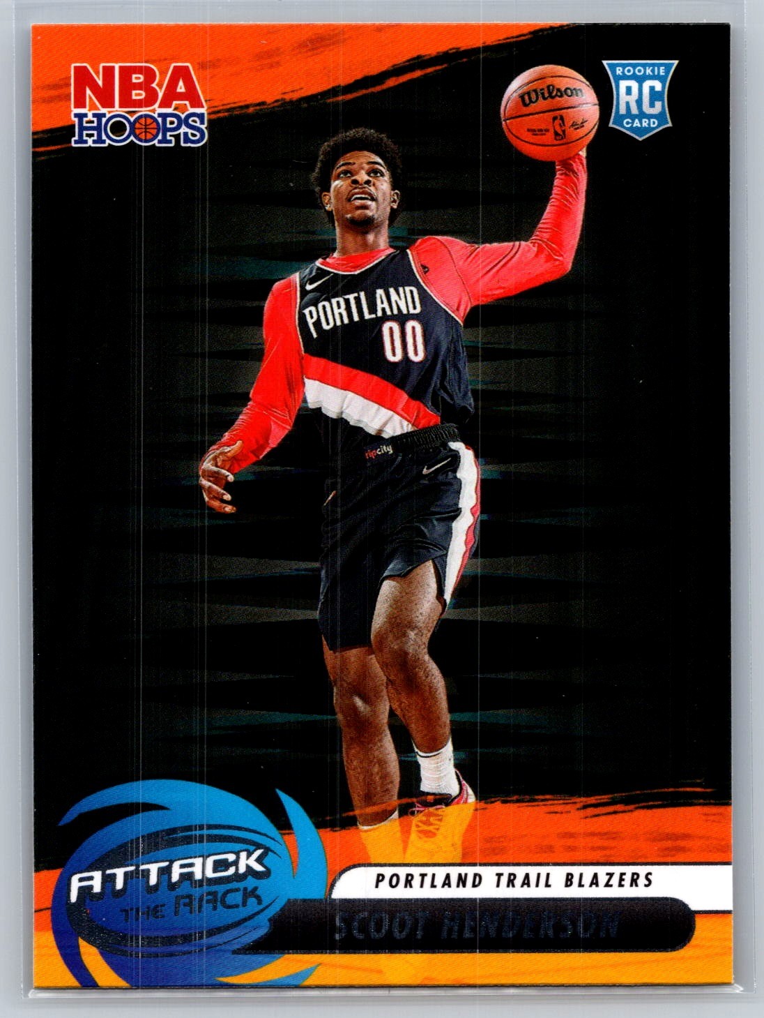 Scoot Henderson 2023 Hoops #4 Rookie Attack the Rack