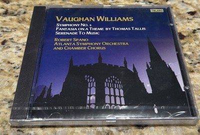 VAUGHAN WILLIAMS: Symphony No. 5 +more (CD) ATLANTA S.O. & CHORUS; ROBERT SPANO