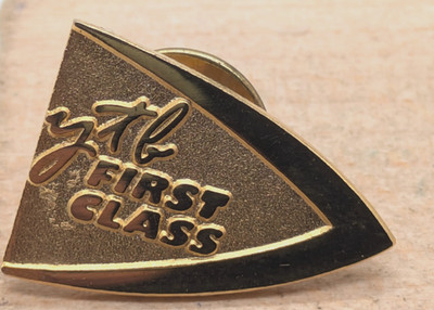 YTL ''FIRST CLASS'' Gold Toned Small Tack Pin