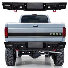 Vijay New Rear Bumper For 1992-1996 Ford Bronco With Led Lights D-rings