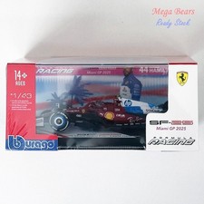Bburago 1/43 F1 Ferrari SF-25 44 Lewis Hamilton Miami GP 2025 NEW SELAED