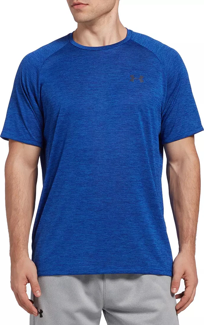 Under Armour Men's Tech 2.0 Short Sleeve T-Shirt, Blue, Size XXL, (192006320845)