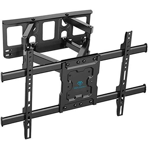PERLESMITH TV Wall Bracket, for 37-85 Inch TVs up to 60kg, Swivel Tilt Extend TV