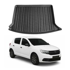 Kofferraumwanne Laderaumwanne für Dacia Sandero 2012-2020 Gummi TPE Schwarz