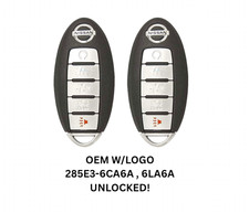 Original Pair Unlocked Oem 2019-22 Nissan Altima Smart Key 285e3-6ca6a 6la6a Original Pair Unlocked Oem 2019-22 Nissan Altima Smart Key 285e3-6ca6a 6la6a