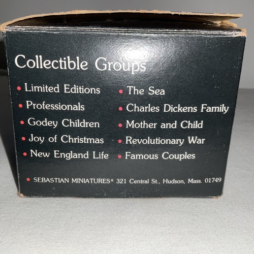 Vintage Sebastian Miniatures 1983 Harry Hood modello # 2961 in scatola RARO - Foto 20 di 23