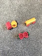 3 BRIO TRAIN SET PIECES