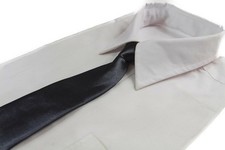 1 x Gunmetal Boys Kids Baby Toddler School Neck Tie Ties Formal Wedding