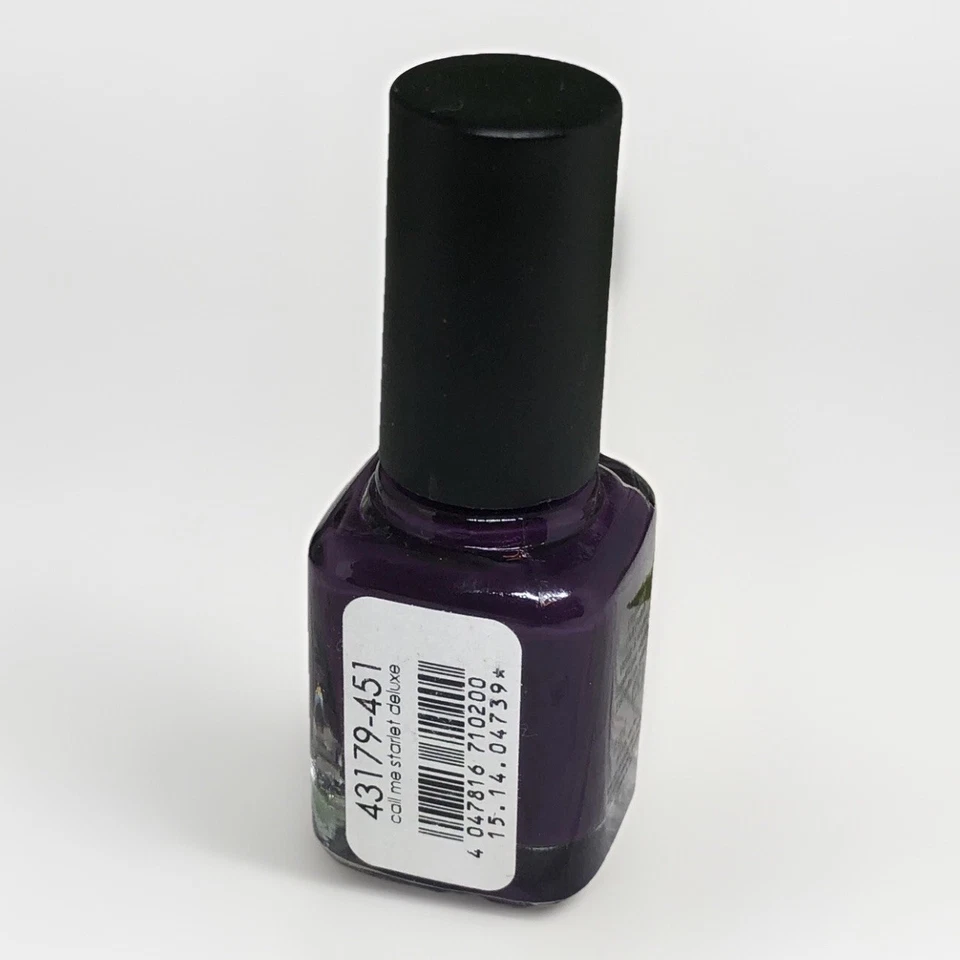 LCN Nail Polish Nagellack 43179-451 CALL ME STARLET DELUXE dunkel lila 8 ml - Bild 2 von 3