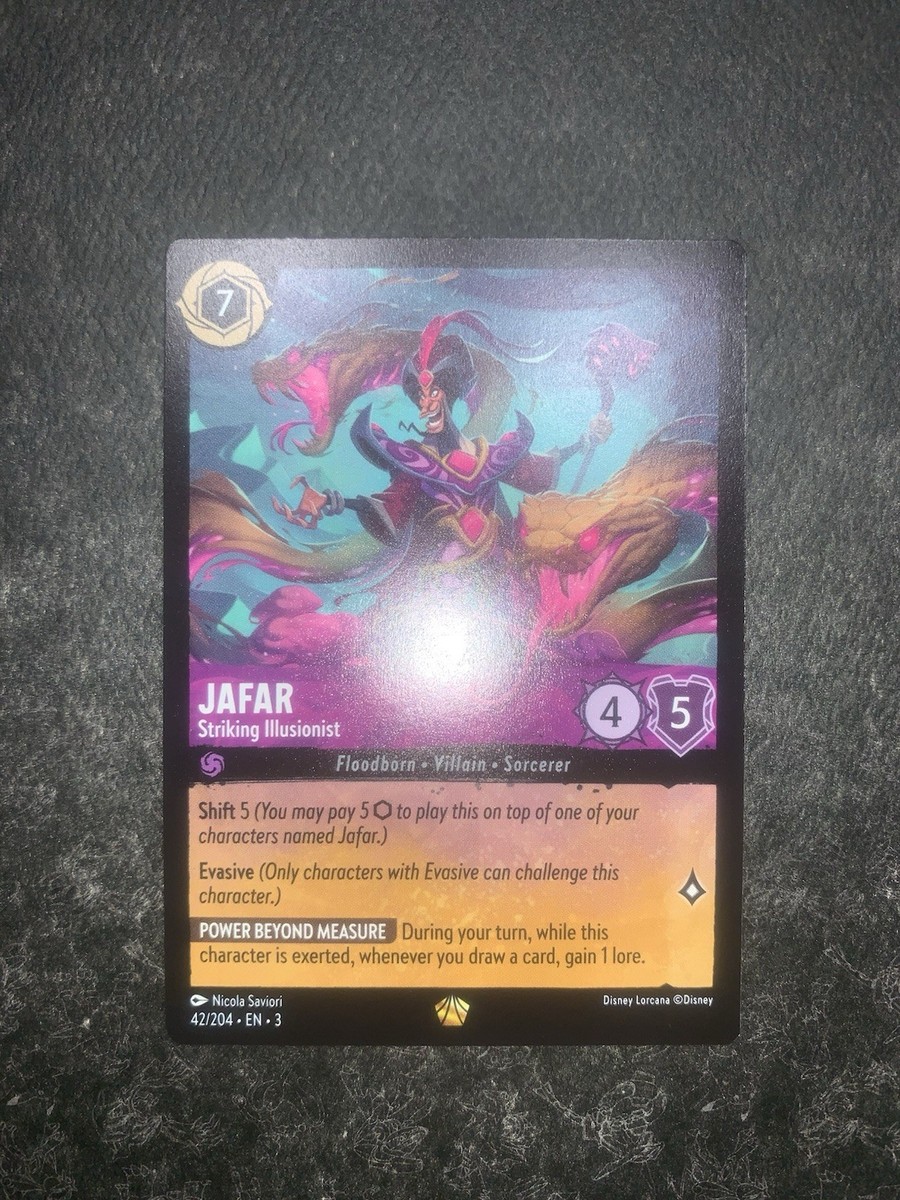 その他 LORCANA Disney TCG Disney Lorcana TCG Into The Inklands Jafar Striking