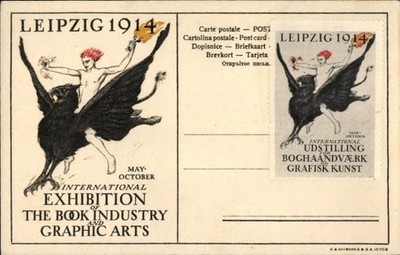 Maximum Ak Leipzig, International Exhibition The Book Industry and... - 4771929