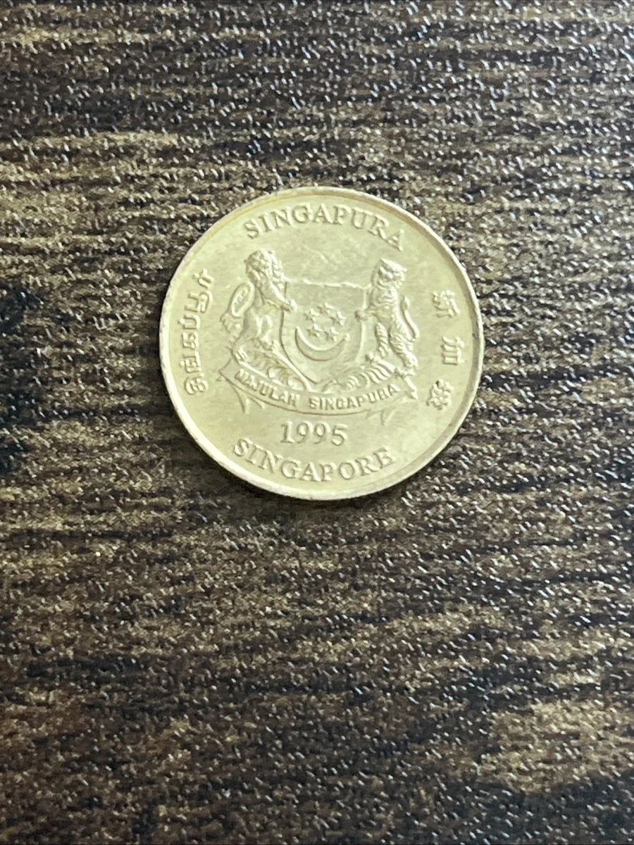 曾流通1995 新加坡硬币| eBay