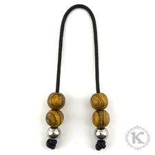 Olive Wood Begleri on Paracord - EDC Pocked Fidget Toy for tricks  spinning