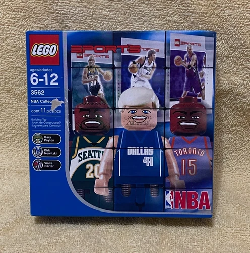 2003 LEGO NBA Collectors #3 3562 Gary Payton Dirk Nowitzki Vince Carter