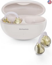 Clip On Earbuds, Wireless Open Ear Earbuds Headphones, Bluetooth 5.4, 11 mm