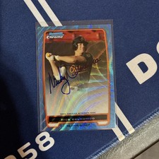 2012 Bowman Chrome Nick Delmonico Autograph 02/50 Refractor ⚾️⚾️🔥🔥