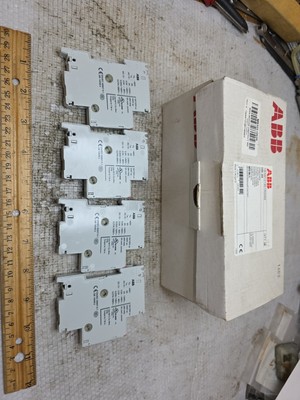 LOT OF 4 New ABB HK-20 Auxiliary Contact 1SAM101901R1001 NEW IN OPEN BOX