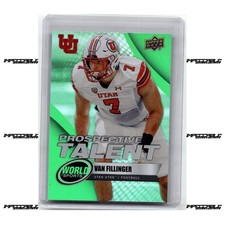 2025 Upper Deck World of Sports - Green Foil #381 Van Fillinger Rookie SP