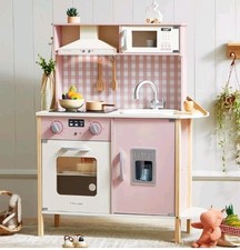 Tiny Land Play Kitchen for Kids Wooden Kids Play Kitchen Playset Pretend Kitchen