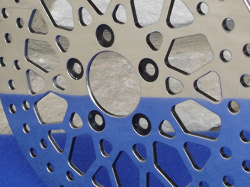 СЕТЧАТЫЙ ПЕРЕДНИЙ ТОРМОЗНОЙ РОТОР ДЛЯ HARLEY DELUXE DYNA WG ЗАПЧАСТИ 2000 И ВЫШЕ - Изображение 2 из 3