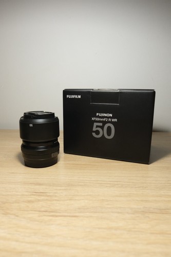 Fujifilm Fujinon XF 50mm F2 R WR Black Lens + Box