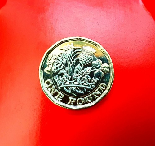 NEW £1 one pound coin 2017 2016 collectable rare error blank no Queein's head - Picture 3 of 4