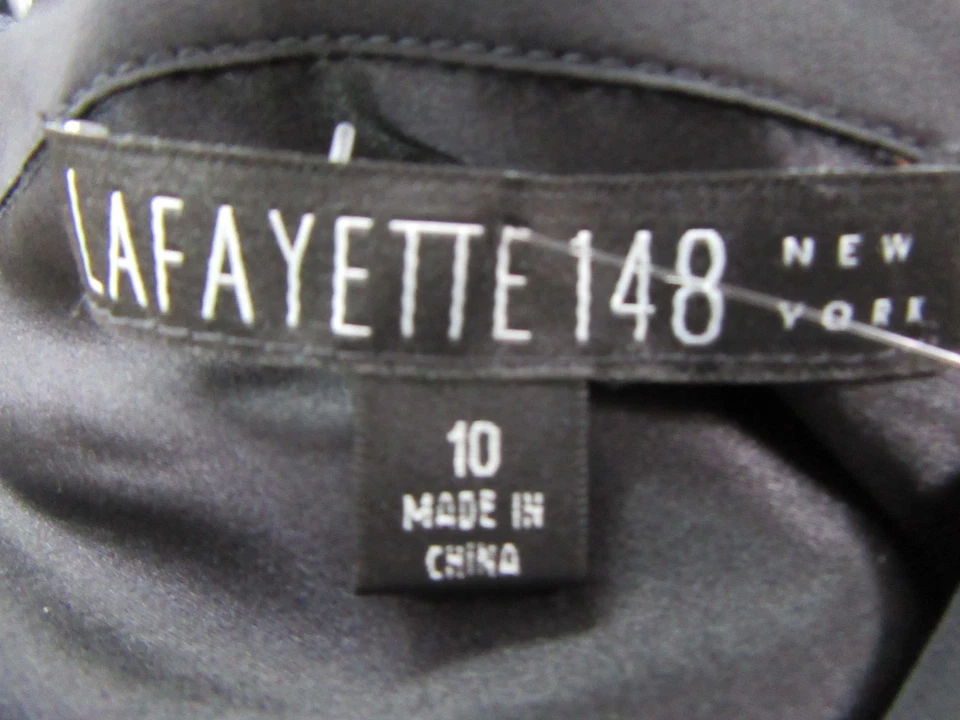 LAFAYETTE 148 Falda envolvente estampado animal marrón y negro talla 10 Foto 4 de 4