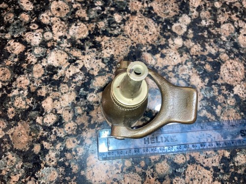 Vintage Fireman's Hose Nozzle End Adjustable Stream Solid Brass - Picture 9 of 12