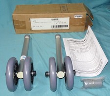 INVACARE 6372  5" Dual fixed Wheels for Walkers Bariatric right and left