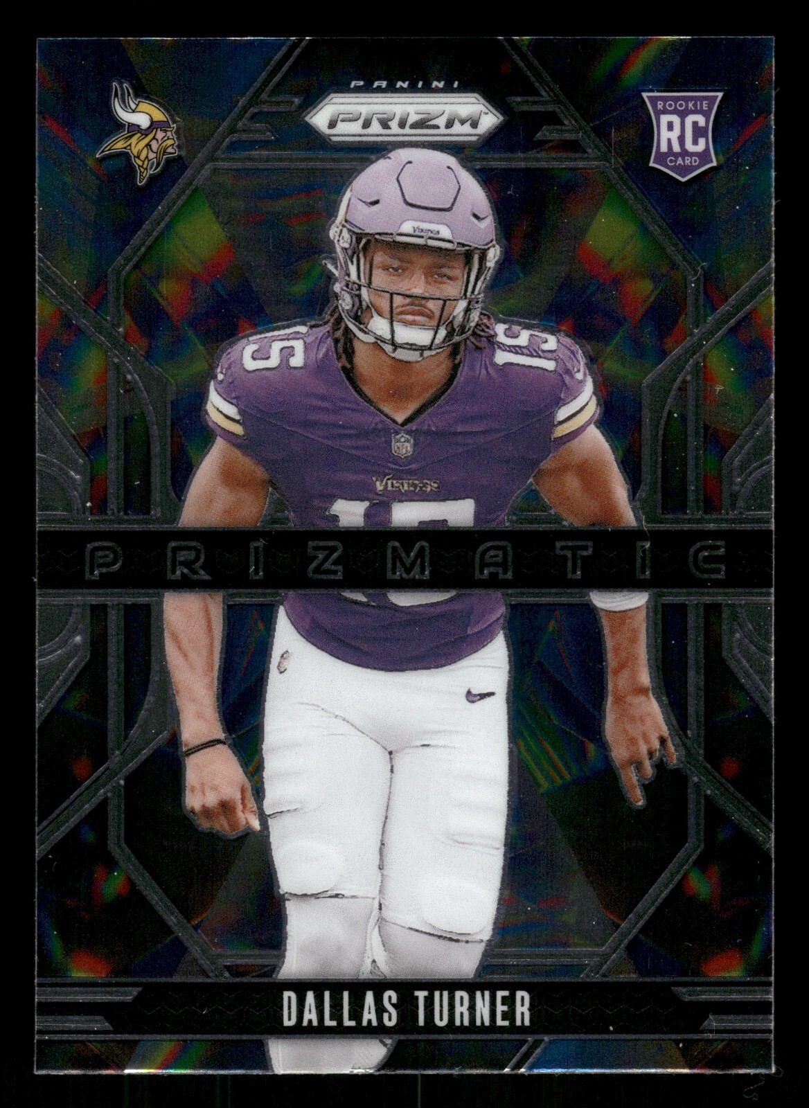 2024 Panini Prizm - Prizmatic #17 Dallas Turner (RC)