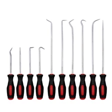 10-Piece Pick & Hook Set Oil Seal Gasket Puller for Automotive & Electronic Tool