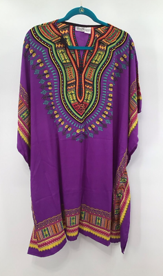 Sante Classic House Dress Muumuu One Size V-Neck Kaftan Pullover