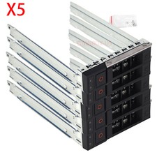 5-pcs 3.5" LFF Hard Tray Caddy X7K8W 0X7K8W For14th Dell R540 R640 R740 R740XD