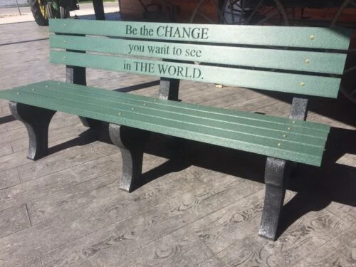 Sillas de exterior de plástico Handmade